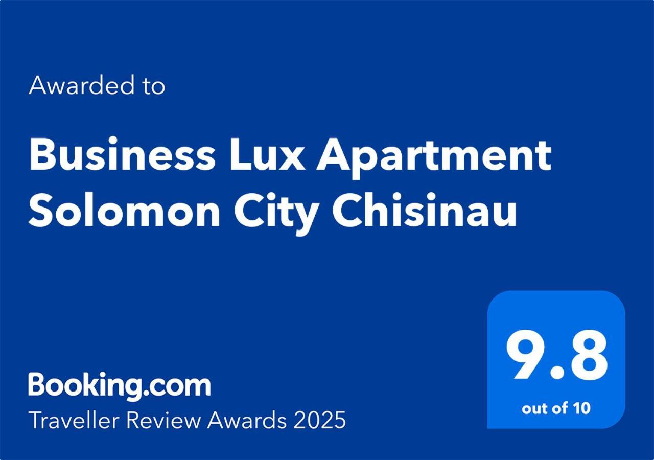 Business Lux Apartment Solomon City Chişinău Eksteriør billede